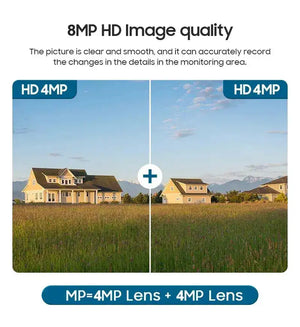 كاميرات مراقبة بالطاقة الشمسية 4K 8MP 4G زوم 12x خارجية 360 درجة كاشف الاجسام ايبي مع جرس انذار تحدث ثنائي الاتجاه رؤية ليلية بشريحة بيانات كاميرا طاقة شمسية