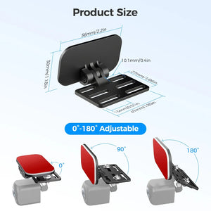 حامل علاق داش كام كاميرا خلفية للنافذة الخلفية متوافق مع AZDOME M550 Max/M550/M01 Max/PG17 وREDTIGER Car Accessories