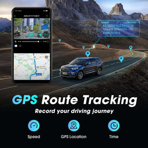 كاميرا داش DDPAI Z60 دي دي باي 3 كاميرات 4K+1080 مستشعر مزدوج واي فاي GPS ذاكرة داخلية 32 جيجا رؤية ليلية IPS 3 HDR، ADAS، وقوف 24 ساعة قياس تسارع داش كام