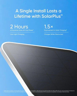 كاميرا مراقبة يوفي eufy SoloCam S340 تعمل بالطاقة الشمسية، لاسلكية خارجية، دوران 360° Pan & Tilt بدون نقاط عمياء، واي فاي 2.4GHz زوم 8X sweety1 كاميرات مراقبة