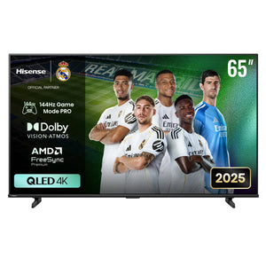 تلفزيون هايسنس Q7 QLED 4K للألعاب 144Hz - 55/65/75 كيو اوليد بوصة بذكاء الاصطناعي دولبي فيجون - Dolby Vision Atmos - AI Picture Q7Q 65inch 3-5 ايام تلفزيونات وشاشات
