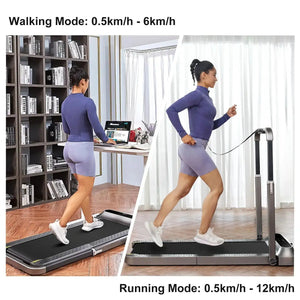 جهاز مشي قابل للطي WalkingPad R2 - 12 كم/ساعة - 2 في 1 للمشي والجري - تحت المكتب أجهزة رياضية