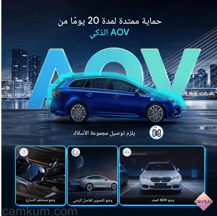 كاميرا داش DDPAI Z60 دي دي باي 3 كاميرات 4K+1080 مستشعر مزدوج واي فاي GPS ذاكرة داخلية 32 جيجا رؤية ليلية IPS 3 HDR، ADAS، وقوف 24 ساعة قياس تسارع sweety1