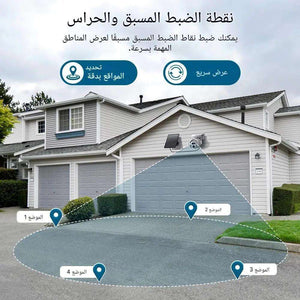 كاميرات مراقبة بالطاقة الشمسية 4K 8MP 4G زوم 12x خارجية 360 درجة كاشف الاجسام ايبي مع جرس انذار تحدث ثنائي الاتجاه رؤية ليلية بشريحة بيانات كاميرا طاقة شمسية