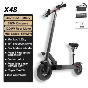 سكوتر كهربائي 6000W محرك مزدوج - بطارية ليثيوم 30AH - سرعة 85 كم/س - إطار 11 بوصة sweety1 دراجات ووسائل نقل كهربائية