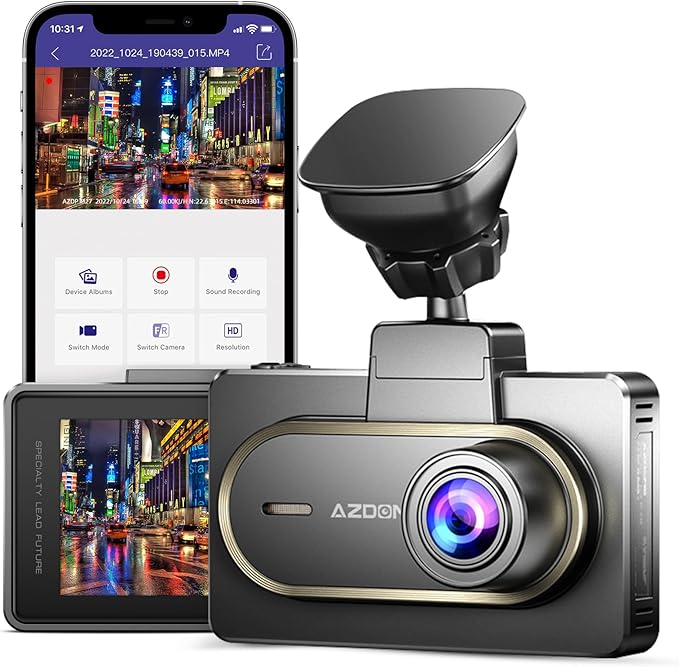 كاميرا داش كام  ازدوم امامية و خلفية Azdome 2K امازون نون جرير Amazon