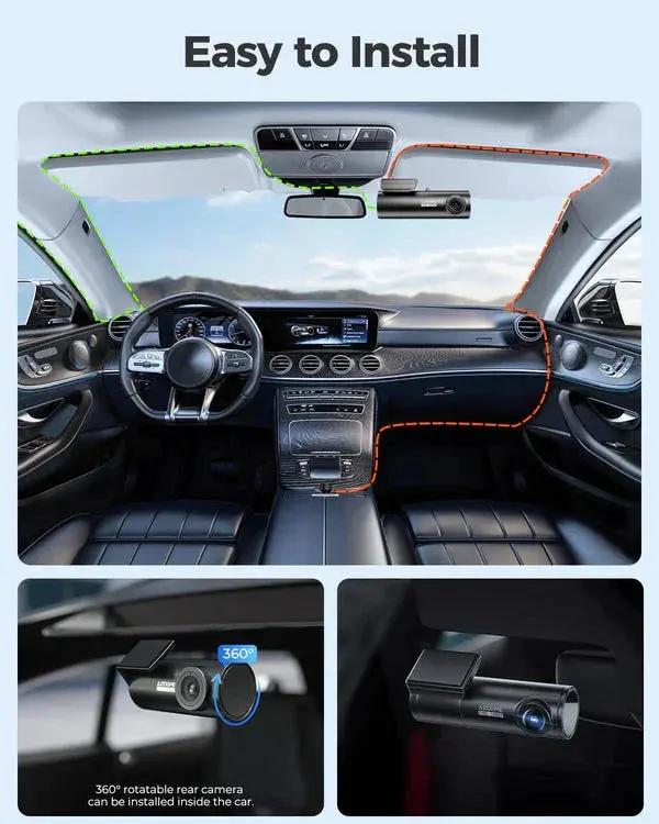 كاميرا داش كام ازدوم AZDOME M300S 4K أمامية وخلفية، واي فاي GPS 5.8G للسيارات، بطاقة ذاكرة سعة 64 جيجابايت مجانية، تحكم صوتي، رؤية ليلية كاميرا داش كام ازدوم AZDOME M300S 4K أمامية وخلفية، واي فاي GPS 5.8G للسيارات، بطاقة ذاكرة سعة 64 جيجابايت مجانية، تحكم صوتي، رؤية ليلية sweety1   sweety1 