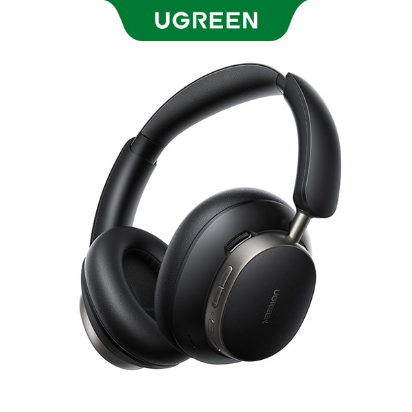 UGREEN Studio Pro 48dB ANC يوجرين سماعات رأس لاسلكية فوق الأذن سماعات بلوتوث إلغاء الضوضاء النشطة للألعاب و الأفلام بذكاء الصناعي وقت اللعب 120 ساعة
