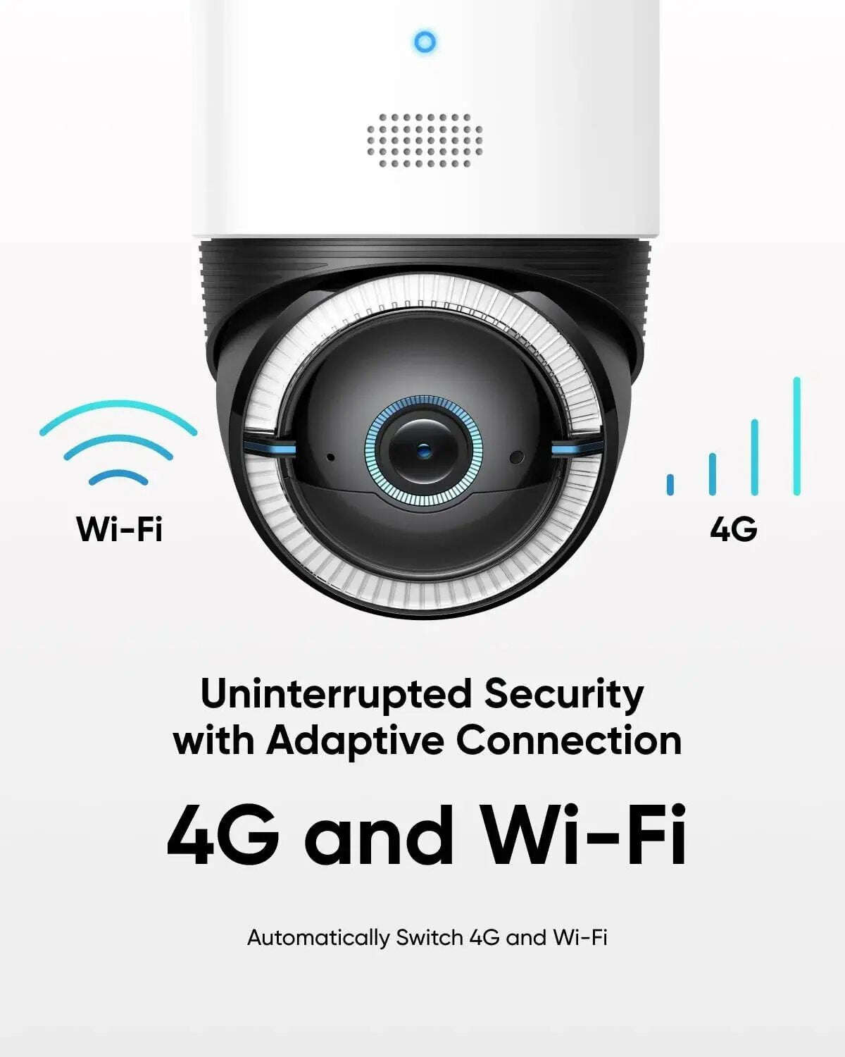 كاميرا مراقبة يوفي eufy Security 4G LTE S330 4K بالطاقة الشمسية خارجية مع الدوران والإمالة اتصال ثنائي 4G وWi-Fi تتبع بالذكاء الاصطناعي مع شريحة بيانات وذاكرة SD كاميرا طاقة شمسي  افضل أحسن أرخص عروض مجانا 