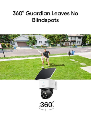 كاميرا مراقبة يوفي eufy SoloCam S340 تعمل بالطاقة الشمسية، لاسلكية خارجية، دوران 360° Pan & Tilt بدون نقاط عمياء، واي فاي 2.4GHz زوم 8X sweety1 كاميرات مر  افضل أحسن أرخص عروض 
