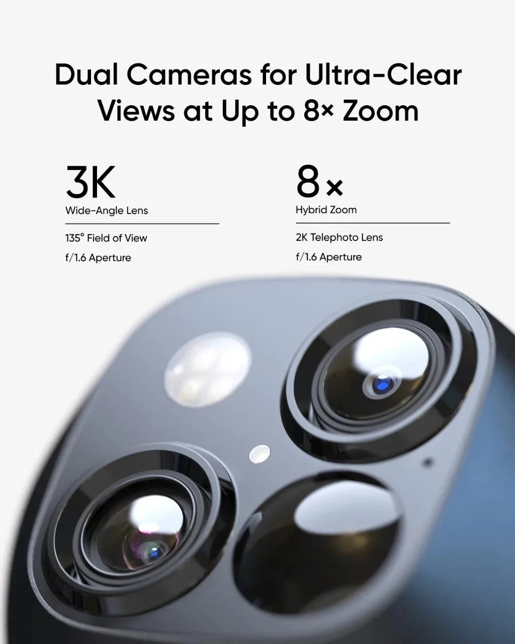 كاميرا مراقبة يوفي eufy SoloCam S340 تعمل بالطاقة الشمسية، لاسلكية خارجية، دوران 360° Pan & Tilt بدون نقاط عمياء، واي فاي 2.4GHz زوم 8X sweety1 كاميرات مراقبة