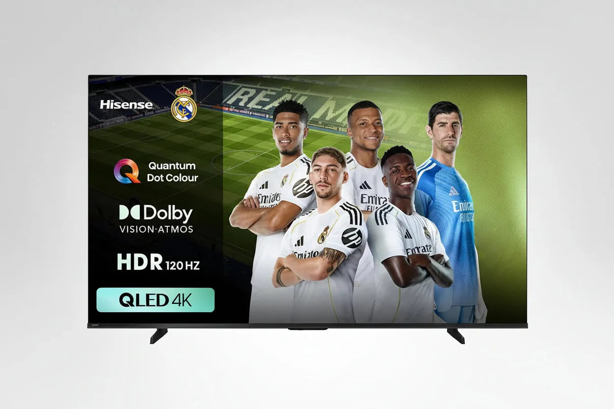 تلفزيون هايسنس Q6 QLED 4K - 55/65/75 بوصة - بذكاء الاصطناعي دولبي فيوجن Dolby Vision Atmos - AI Upscaler - تحكم صوتي sweety1 تلفزيونات وشاشات