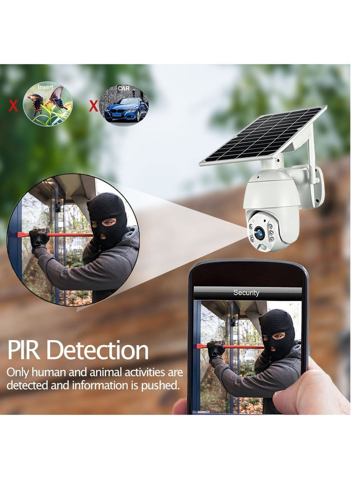كاميرا مراقبة طاقة شمسية بشريحة  4g بيانات solar camera حرامي حراسة