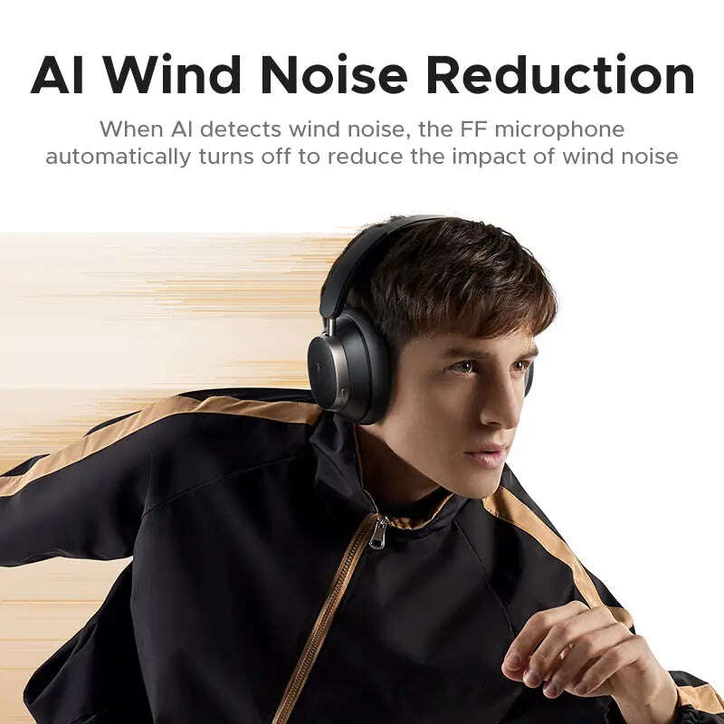 UGREEN Studio Pro 48dB ANC يوجرين سماعات رأس لاسلكية فوق الأذن سماعات بلوتوث إلغاء الضوضاء النشطة للألعاب و الأفلام بذكاء الصناعي وقت اللعب 120 ساعة سماعات