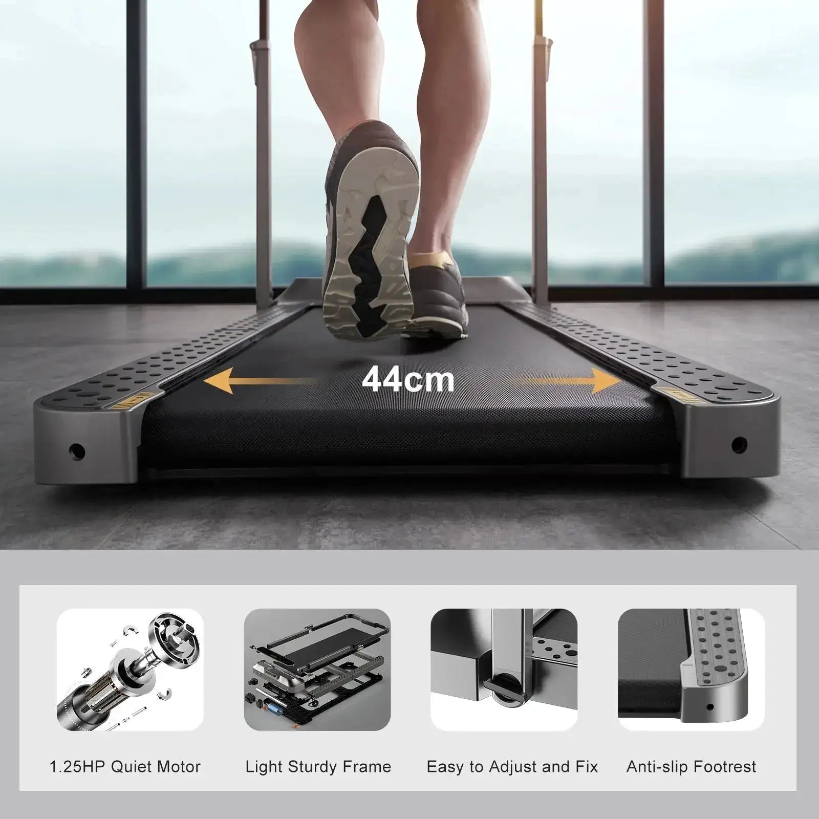 جهاز مشي قابل للطي WalkingPad R2 - 12 كم/ساعة - 2 في 1 للمشي والجري - تحت المكتب أجهزة رياضية
