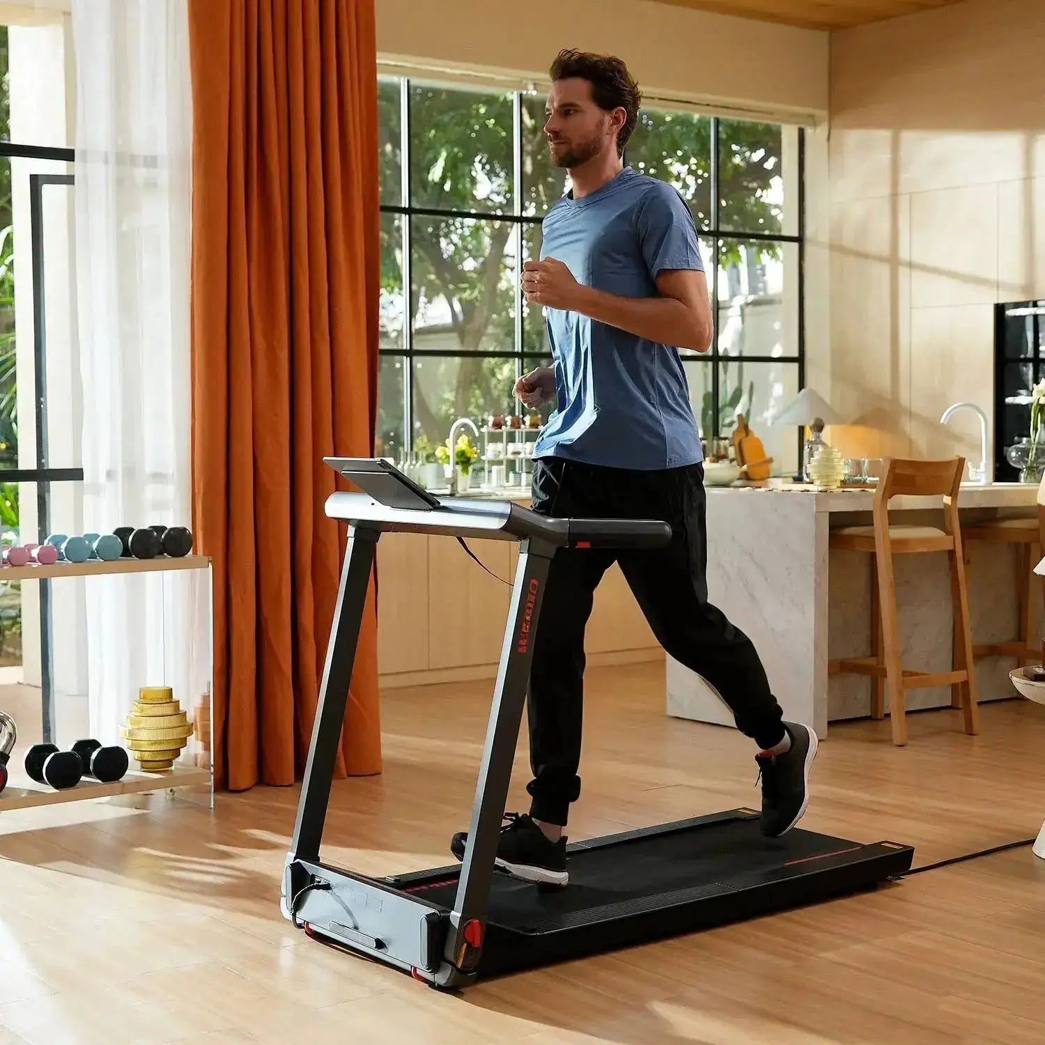 جهاز مشي قابل للطي WALKINGPAD WPPRO 2 في 1 للمنزل - 115 كجم، 12 كم/ساعة - بدون تركيب أجهزة رياضية